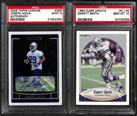 graded football cards for sale